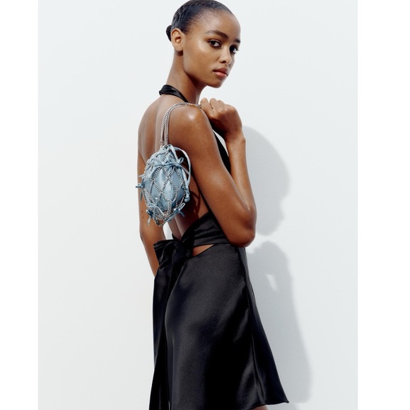 Zara mini bucket bag with bows - Picture 2 of 9